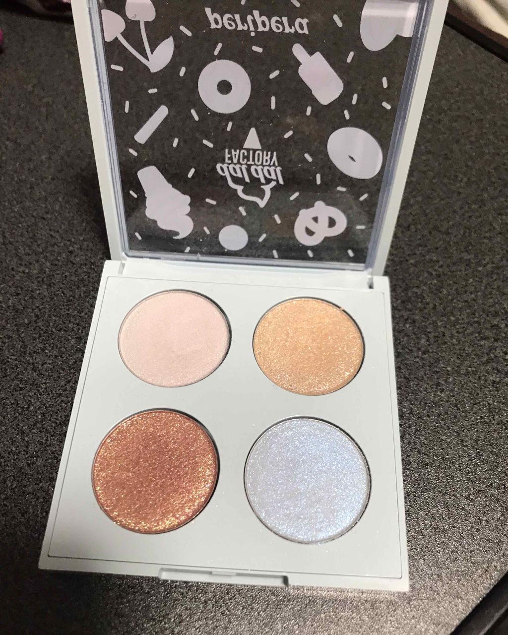 シュガートゥインクルグリッターパレット/PERIPERA/アイシャドウパレットを使ったクチコミ（2枚目）