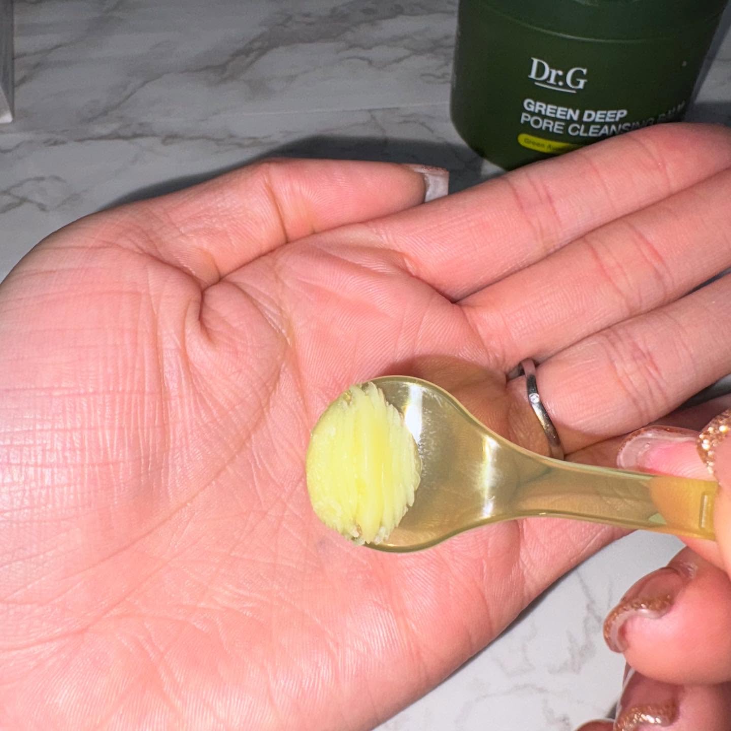 グリーンディープポアクレンジングバーム/Dr.G/クレンジングバームを使ったクチコミ（3枚目）