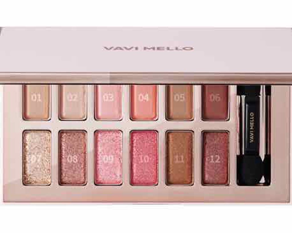 バレンタインボックス3ローズモーメント/VAVI MELLO/アイシャドウパレットを使ったクチコミ（3枚目）