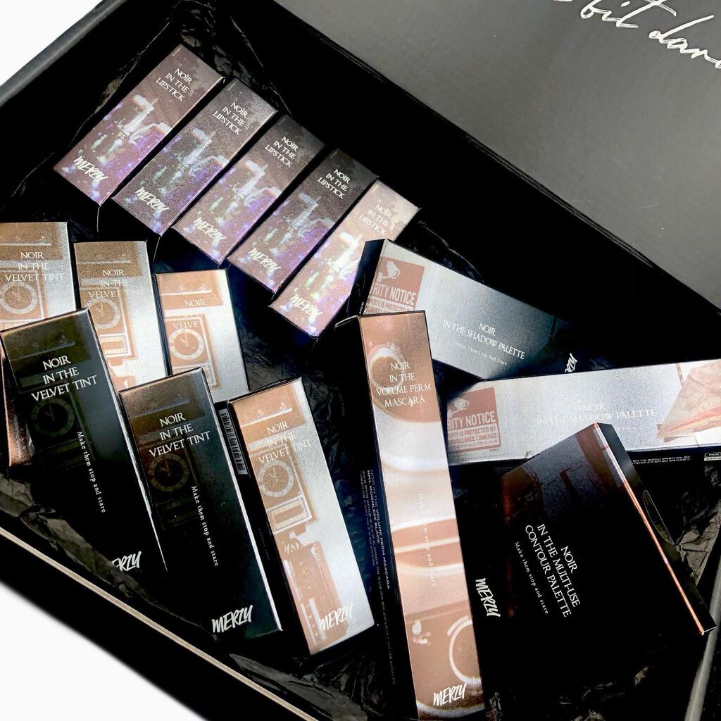 ノワール イン ザ ベルベットティント/MERZY/リップティントを使ったクチコミ(9枚目)