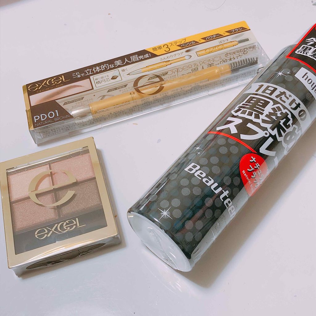 パウダー＆ペンシル　アイブロウＥＸ/excel/アイブロウペンシルを使ったクチコミ（1枚目）