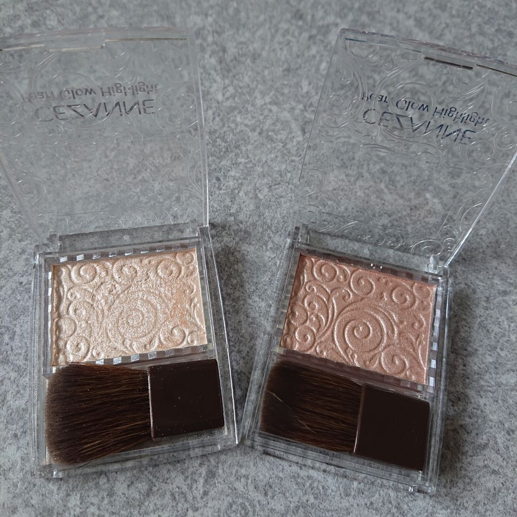 パールグロウハイライト/CEZANNE/パウダーハイライトを使ったクチコミ(2枚目)