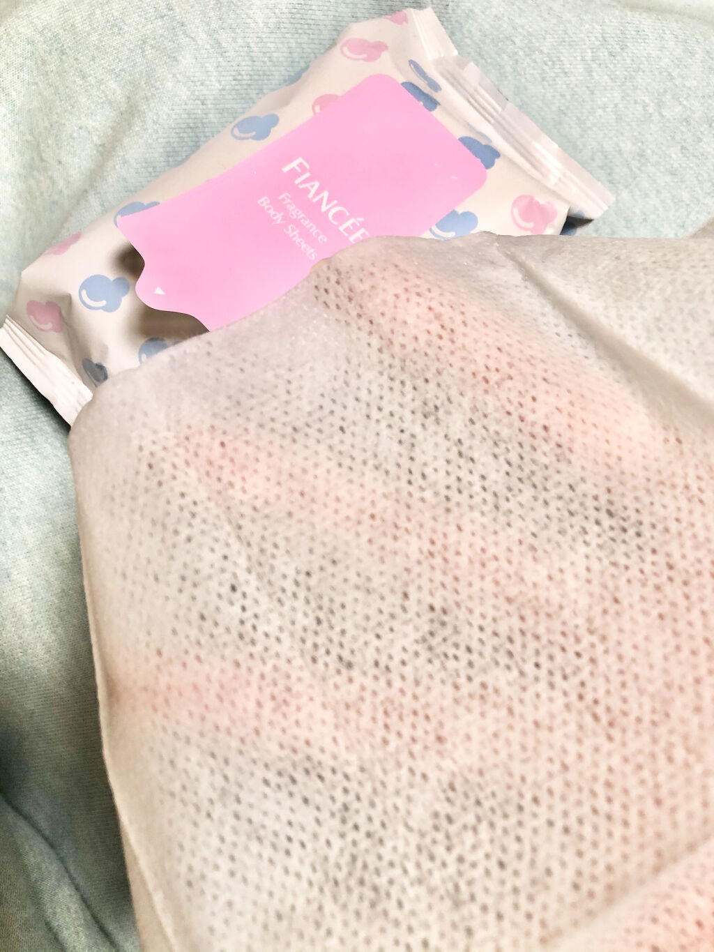 フレグランスボディシート シャボン/フィアンセ/ボディシートを使ったクチコミ（2枚目）