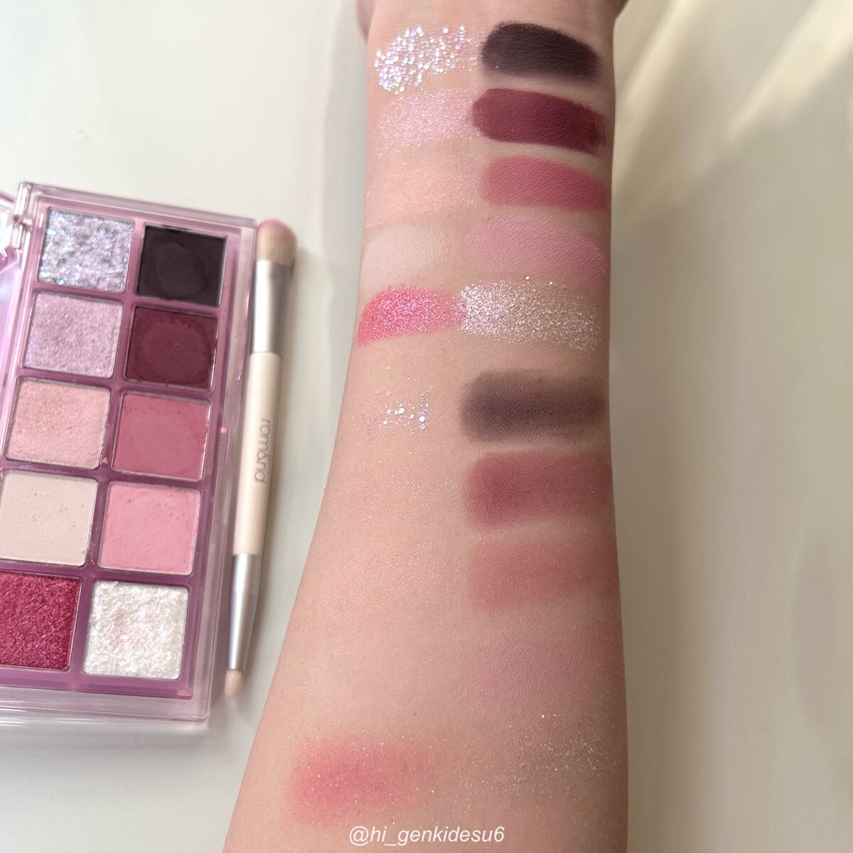 ベターザンパレット/rom&nd/アイシャドウパレットを使ったクチコミ(3枚目)