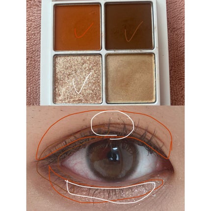 THE アイパレR/b idol/アイシャドウパレットを使ったクチコミ(2枚目)