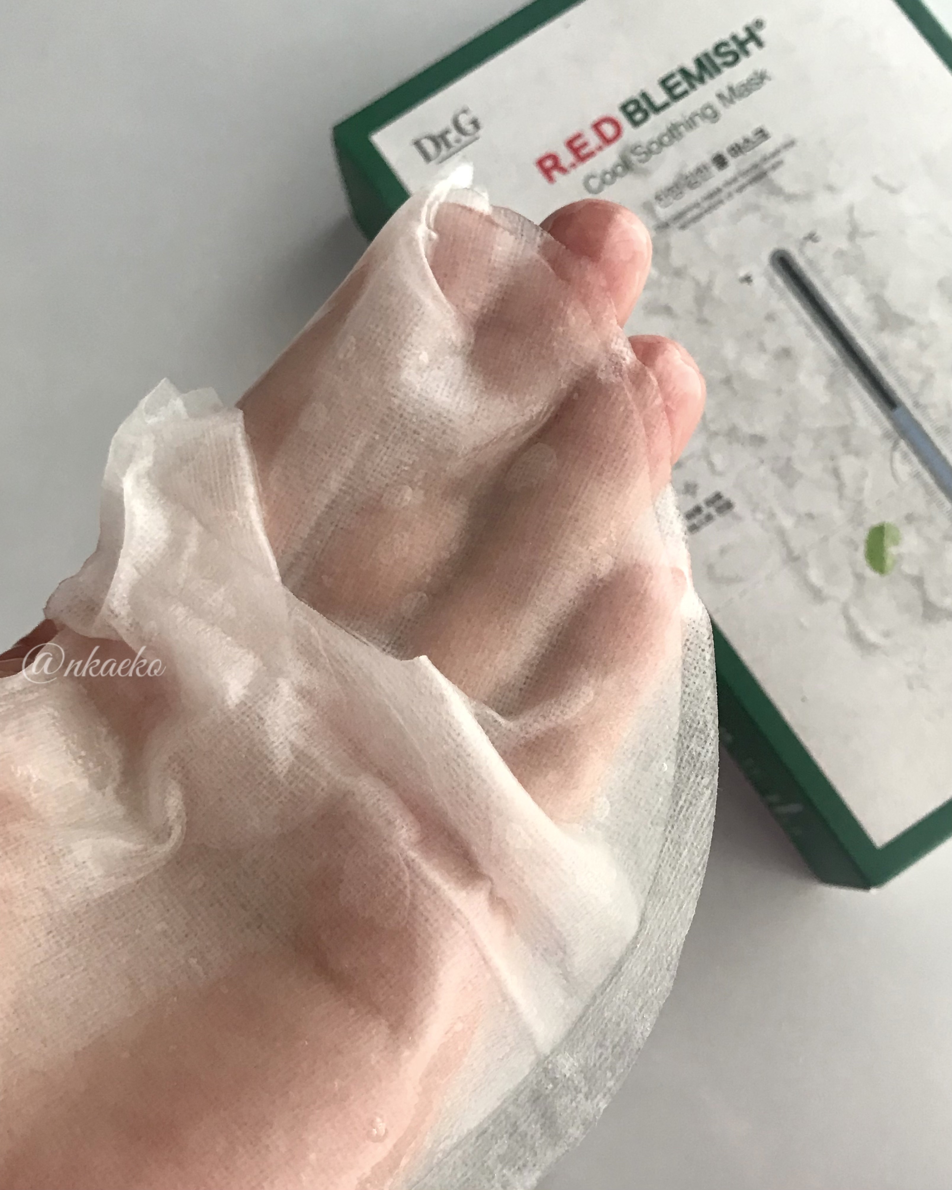 レッドブレミッシュ クールスージングマスク/Dr.G/シートマスク・パックを使ったクチコミ（3枚目）