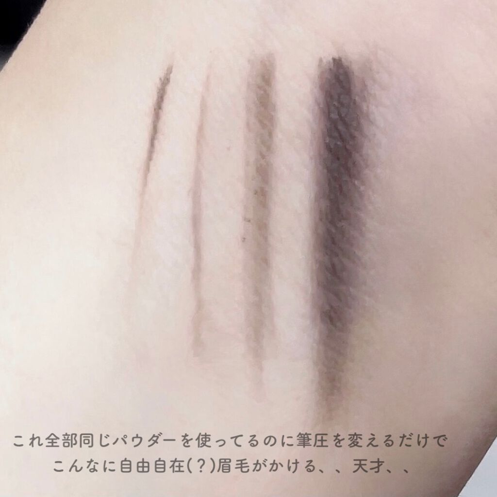 ダブルエンドアイブロウブラシ スマッジタイプ/ロージーローザ/メイクブラシを使ったクチコミ（3枚目）