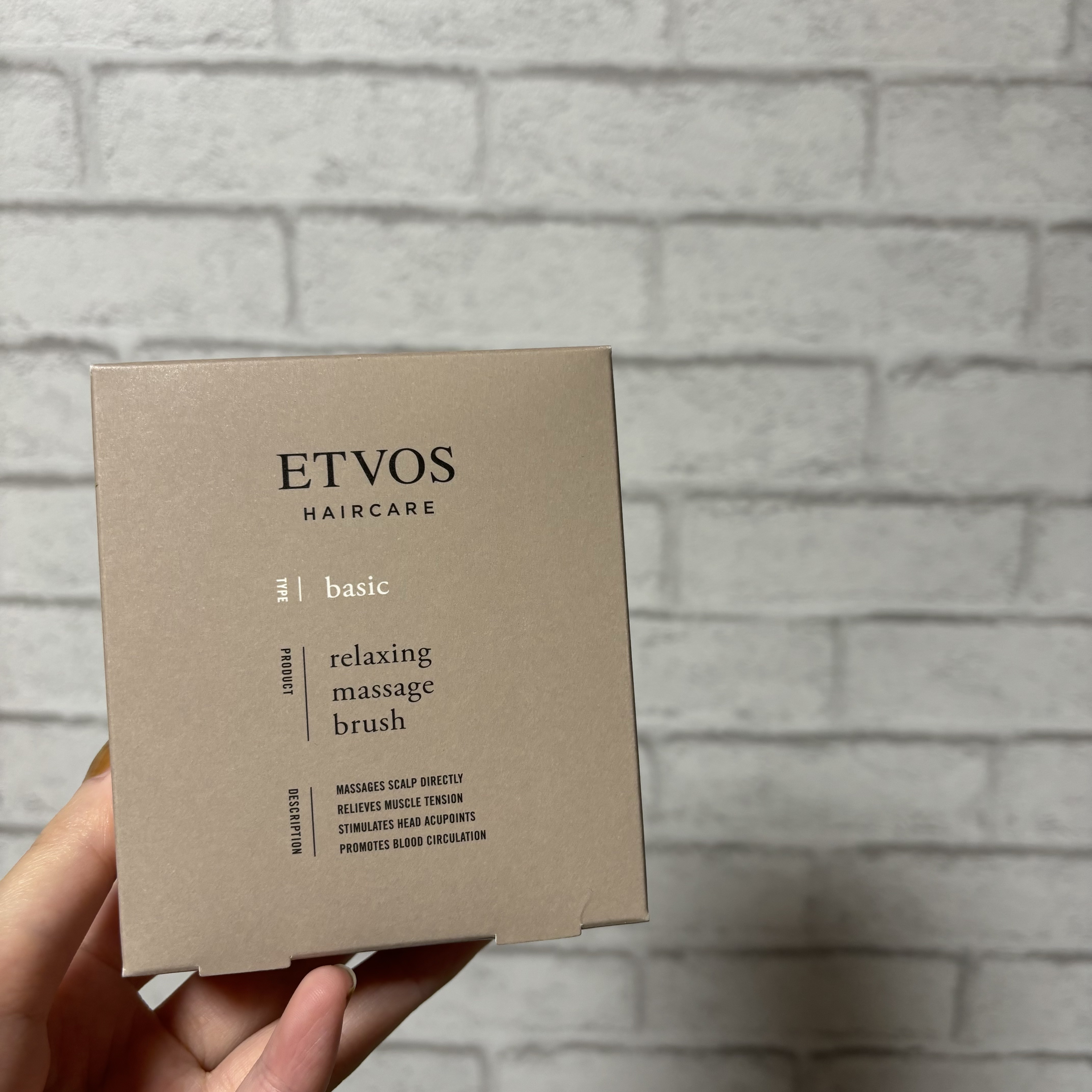リラクシングマッサージブラシ/エトヴォス/スカルプブラシを使ったクチコミ（2枚目）