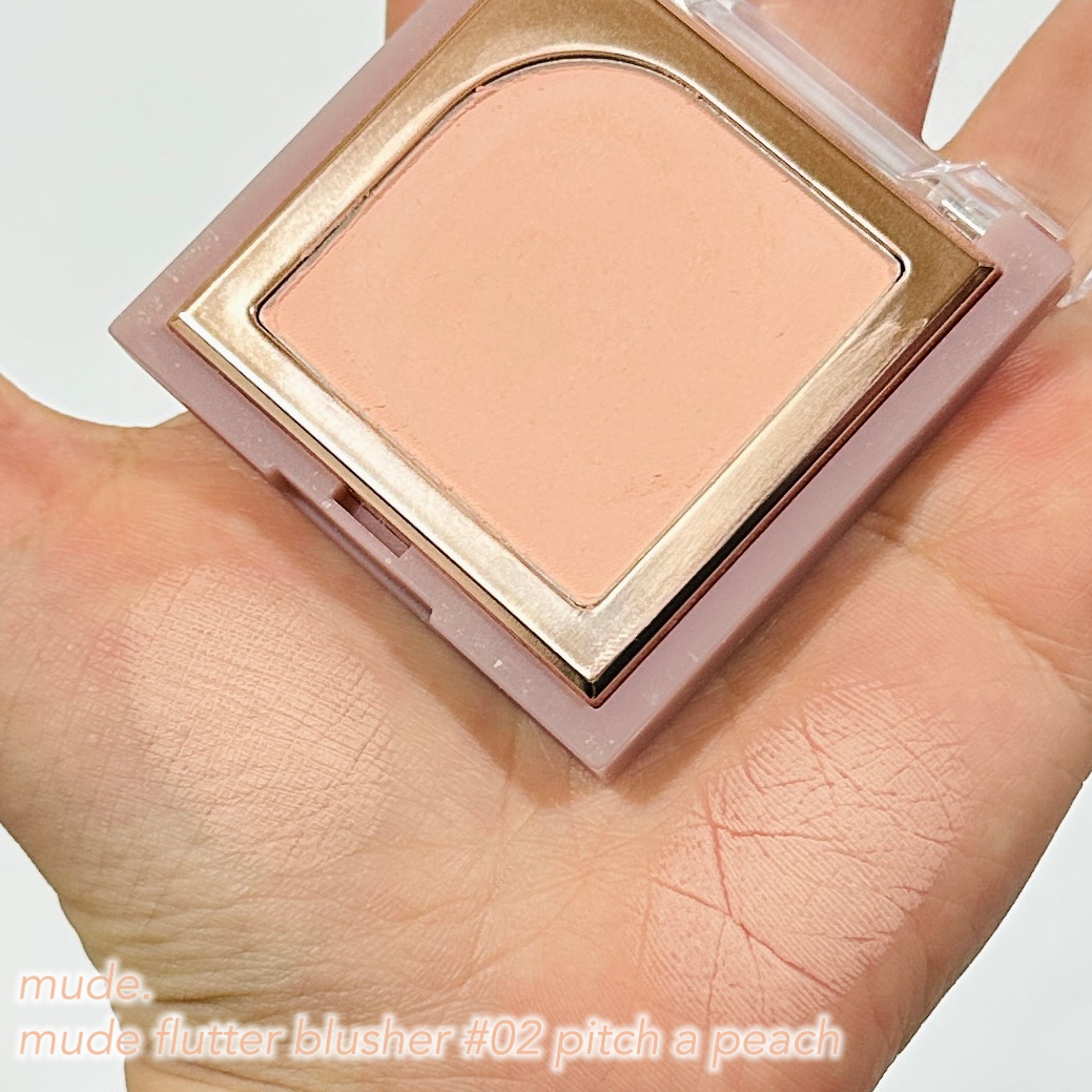 フラッターブラッシャー/mude/パウダーチークを使ったクチコミ（2枚目）