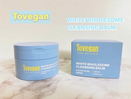 カラーフードシリーズホワイトホールサムクレンジングバーム/Tovegan/クレンジングバームを使ったクチコミ(1枚目)