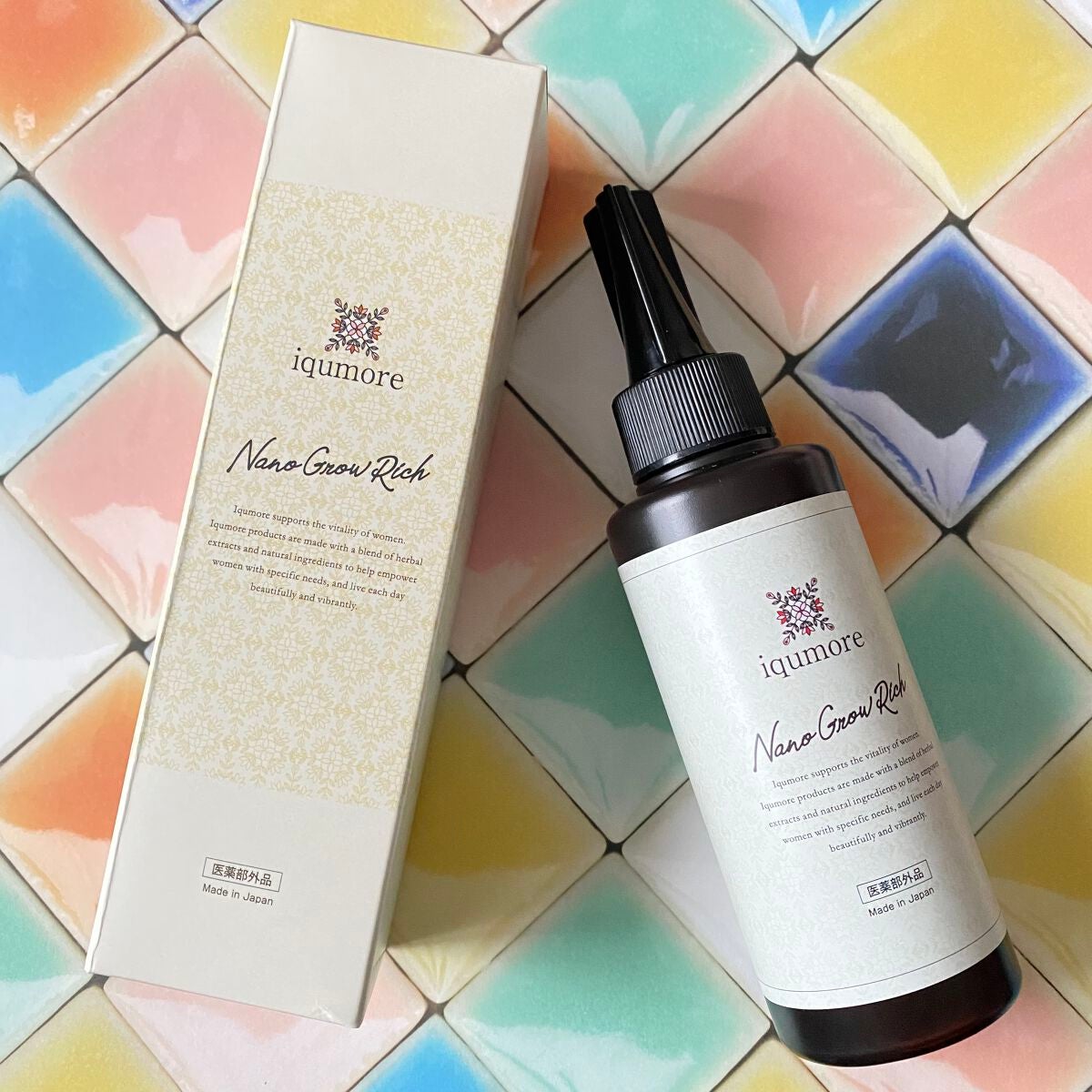 ナノグロウリッチ/iqumore/頭皮ローションを使ったクチコミ(1枚目)