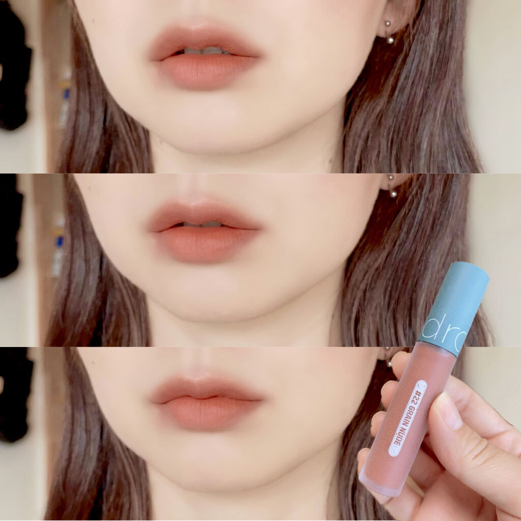 ゼロベルベットティント/rom&nd/リップティントを使ったクチコミ（3枚目）