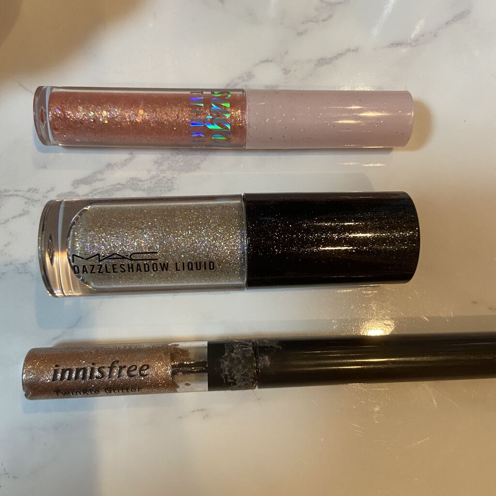 トゥインクル グリッター/innisfree/リキッドアイライナーを使ったクチコミ（1枚目）