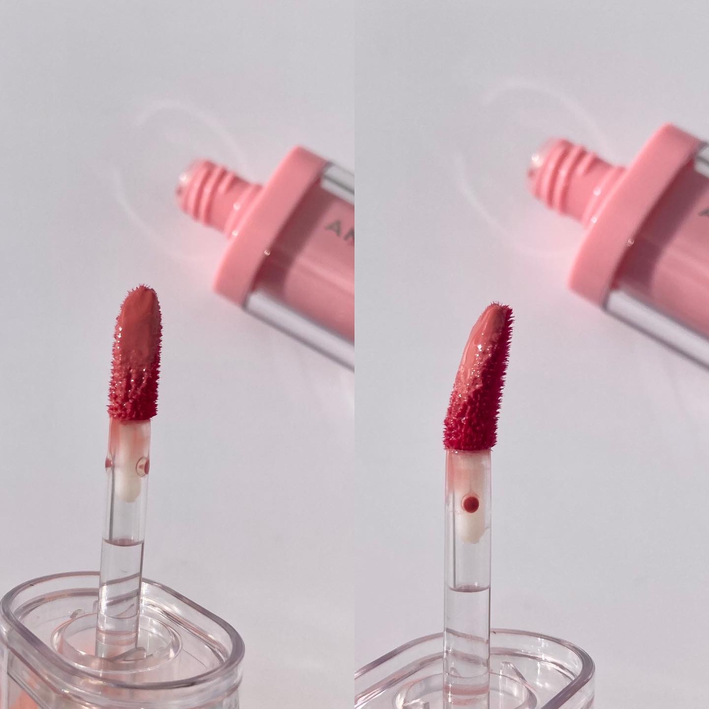 ジェルフィットティント 01 モモジェリー/AMUSE/リップティントを使ったクチコミ（3枚目）