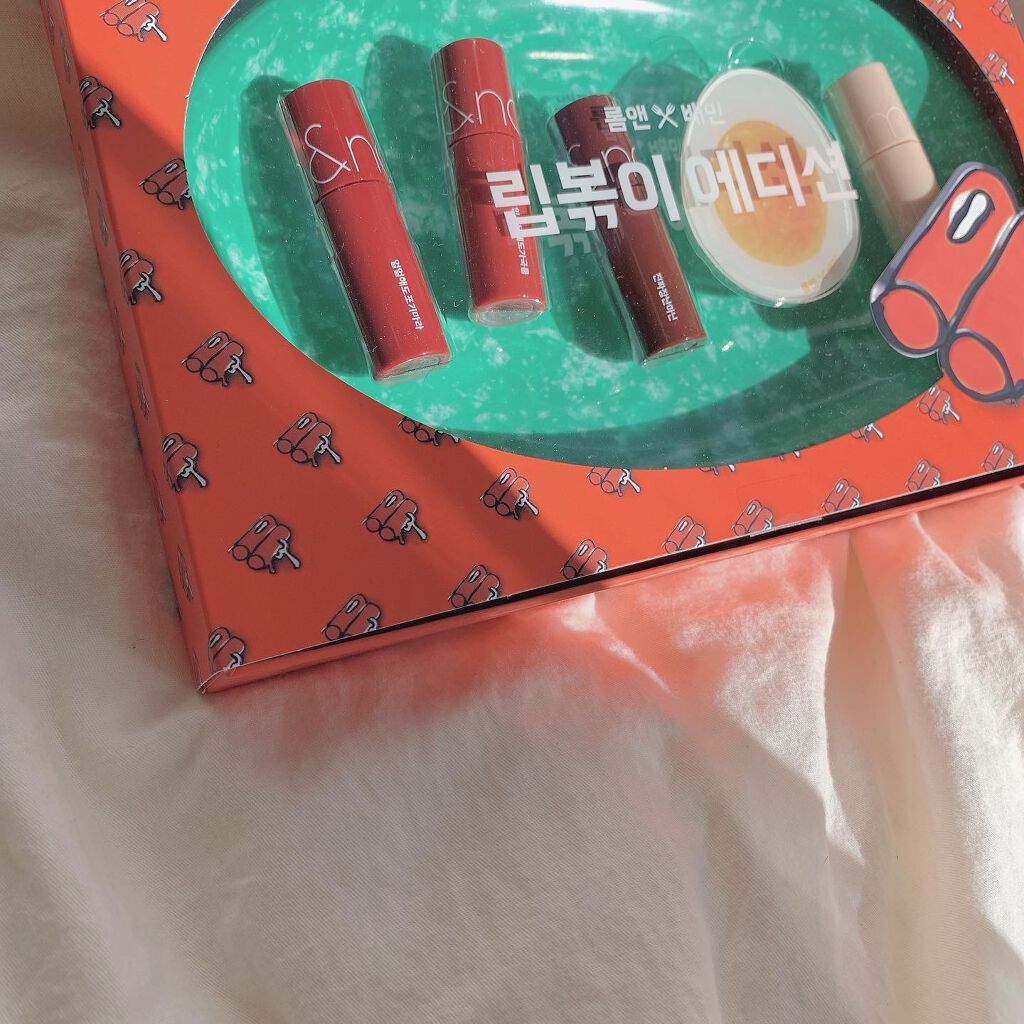 トッポギエディション リップセット/rom&nd/口紅を使ったクチコミ(4枚目)