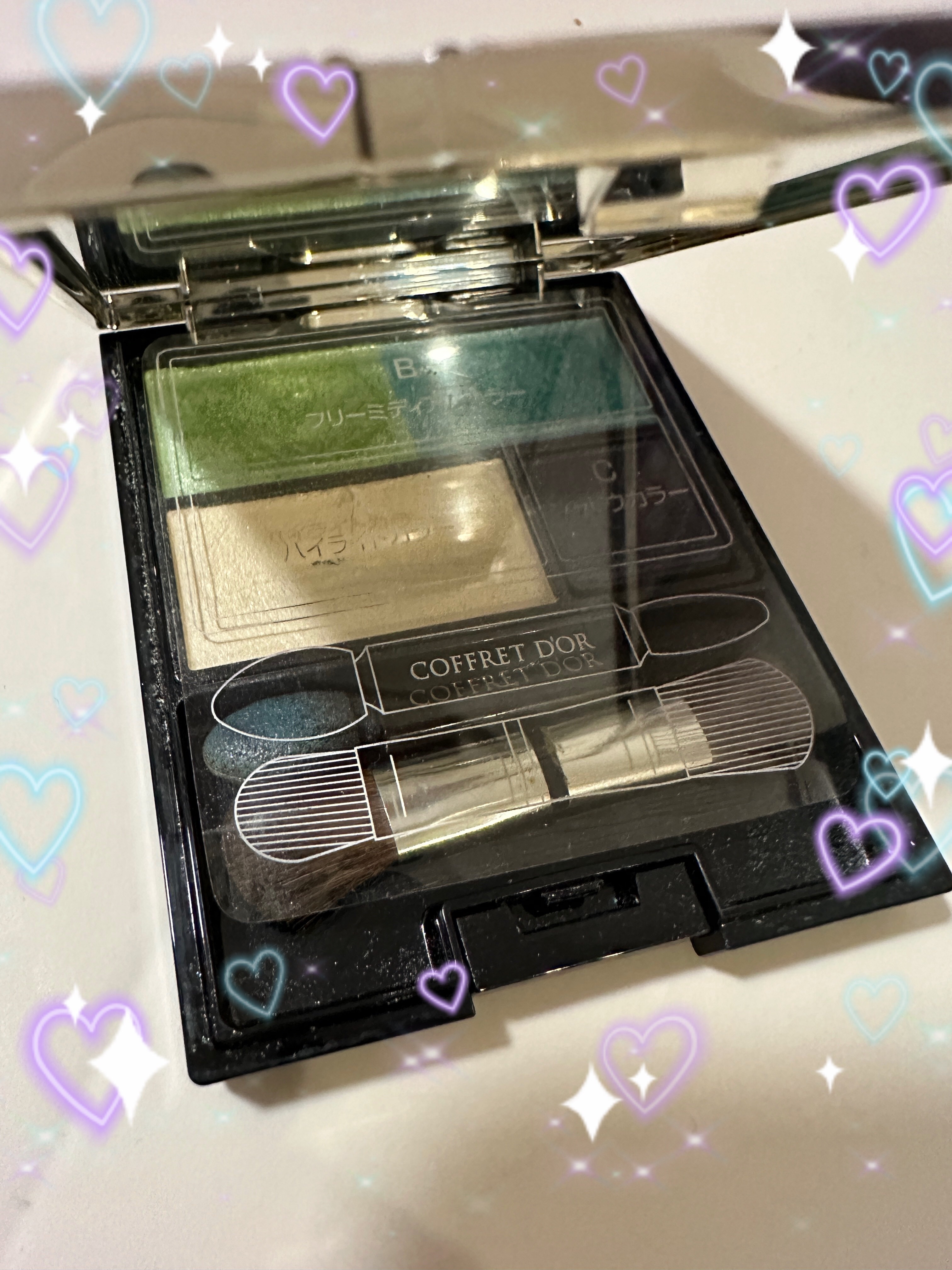 カラーミキシングアイズ/コフレドール/アイシャドウパレットを使ったクチコミ（1枚目）