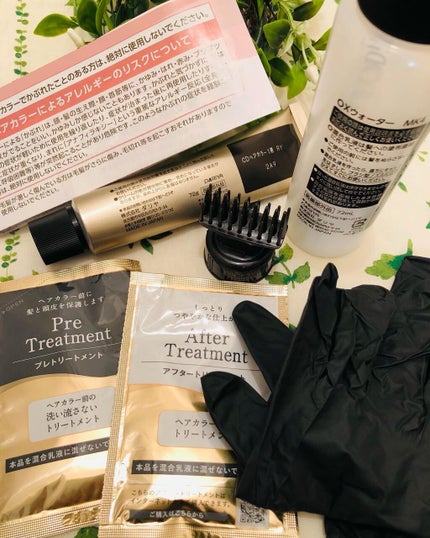 クリアリーカラー (白髪用) /クレオディーテ/ヘアカラーを使ったクチコミ(2枚目)