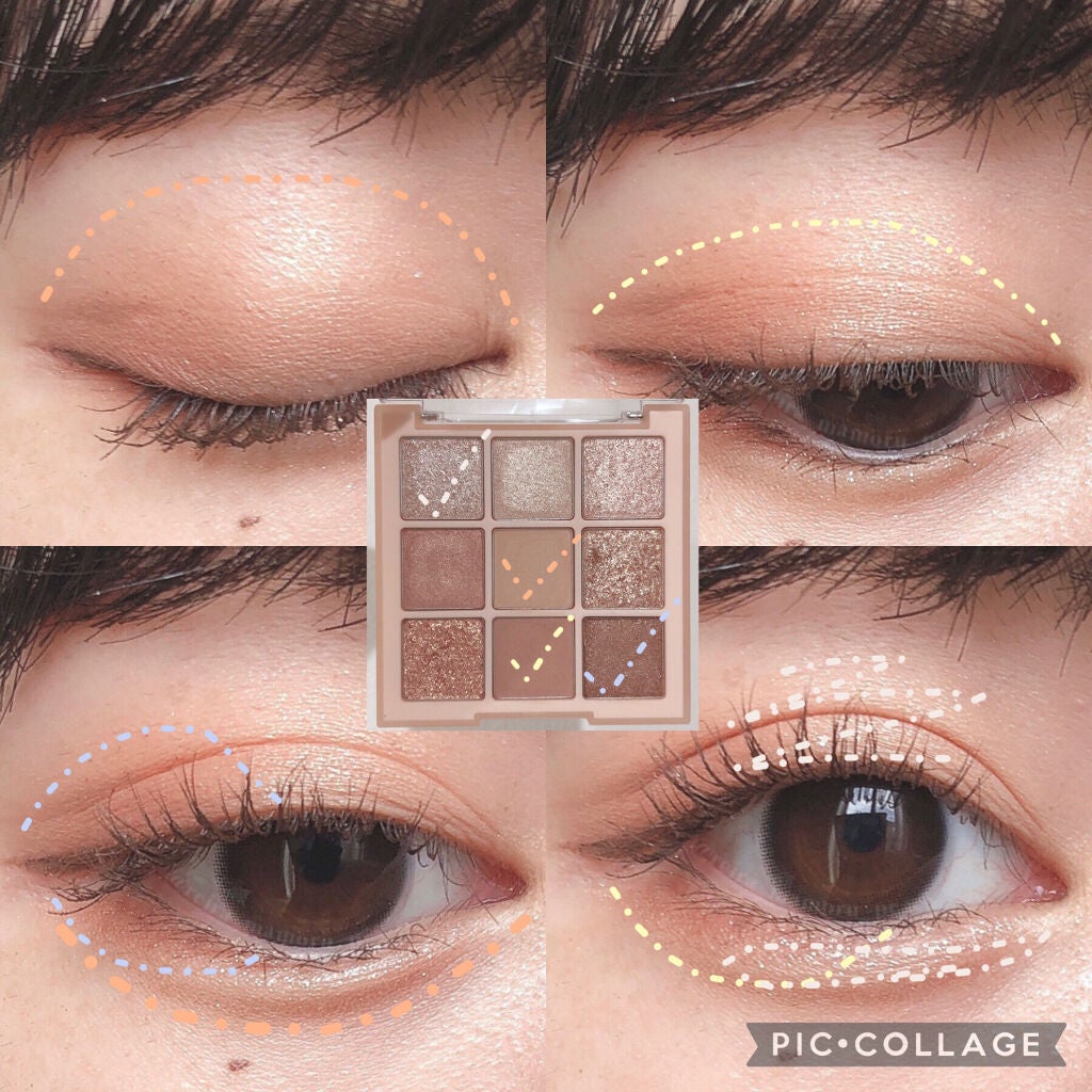 シャドウパレット/dasique/アイシャドウパレットを使ったクチコミ(3枚目)