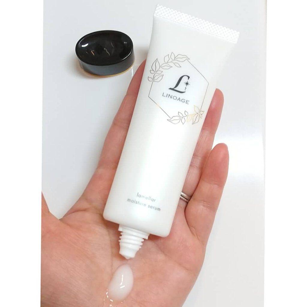 ラメラモイスチャーセラム/LINOAGE/美容液を使ったクチコミ（2枚目）