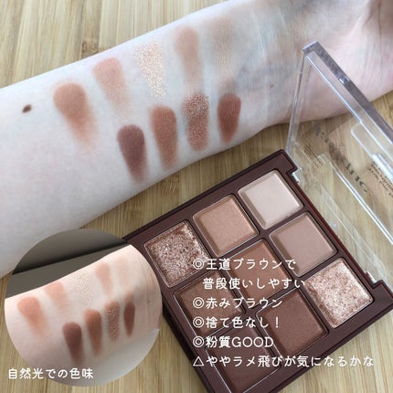 シャドウパレット/dasique/アイシャドウパレットを使ったクチコミ(2枚目)