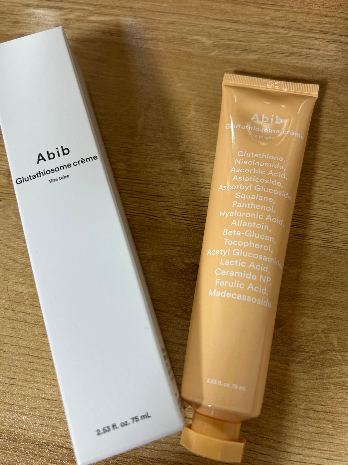 アビブ グルタチオンソームクリームビタチューブ/Abib /フェイスクリームを使ったクチコミ(1枚目)