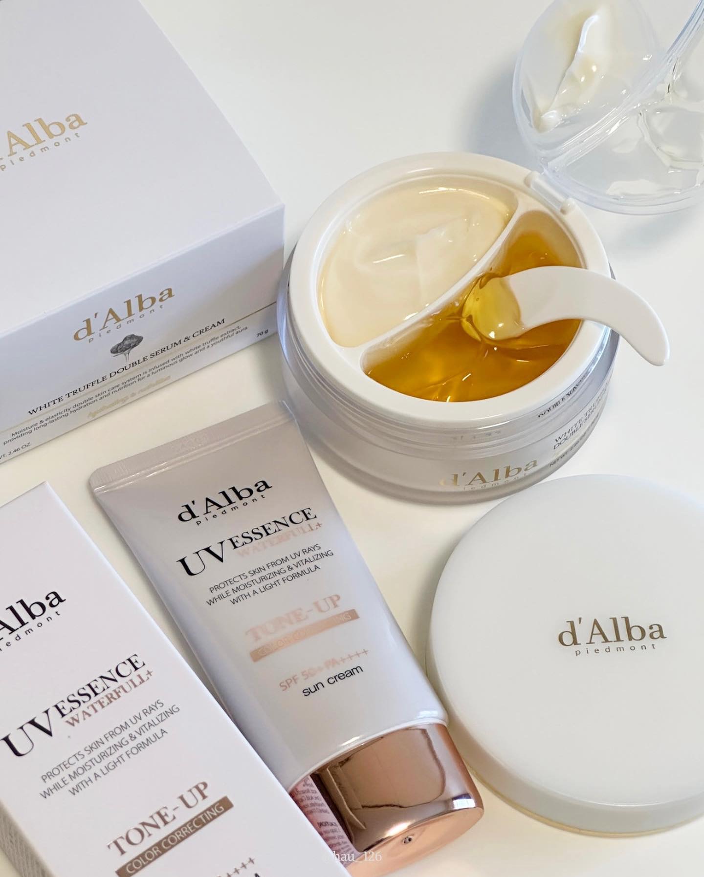 ウォータフルトーンアップサンクリーム/ダルバ/日焼け止めクリームを使ったクチコミ（1枚目）