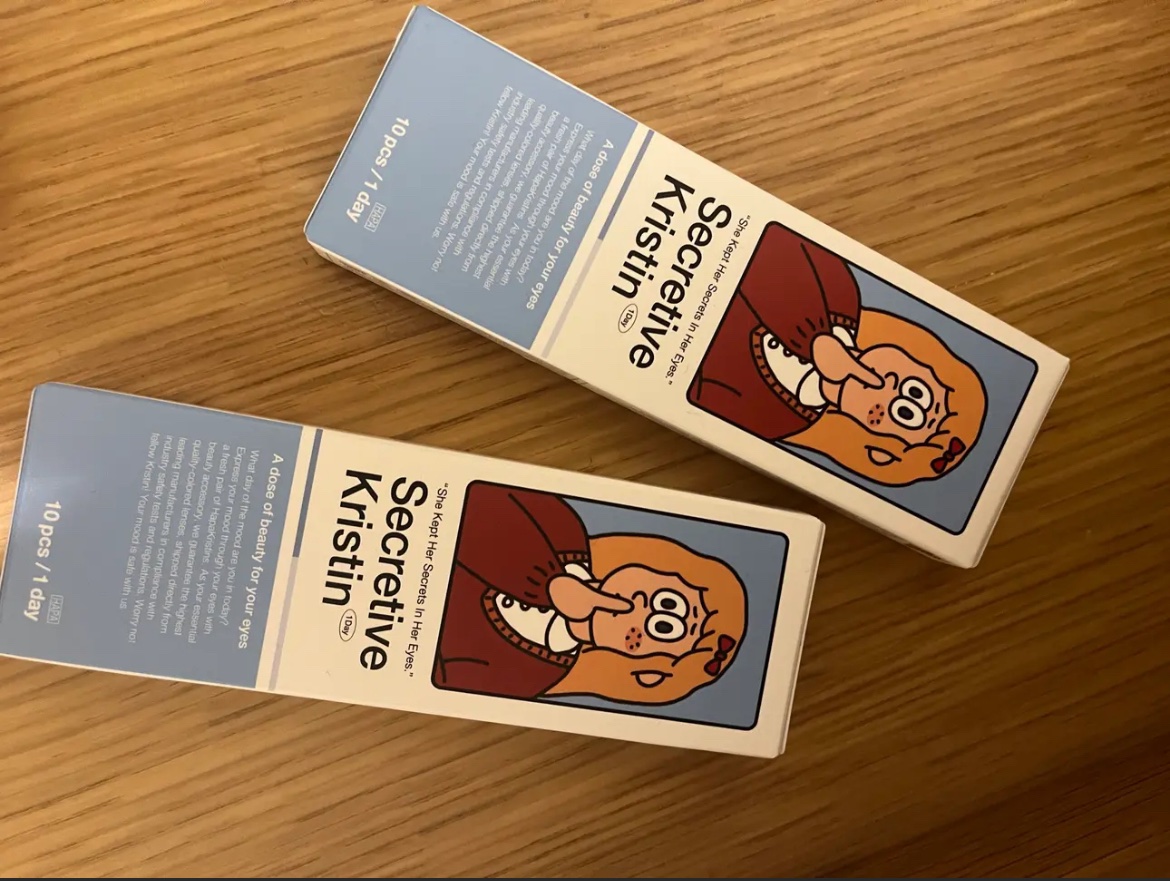 Secretive Kristen 1day オリーブ/Hapa kristin/ワンデー（１DAY）カラコンを使ったクチコミ（1枚目）