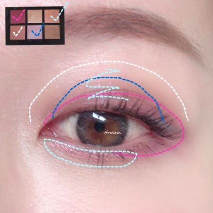 コンパクトアディクション センス オブ クラリティ/ADDICTION/アイシャドウパレットを使ったクチコミ(6枚目)