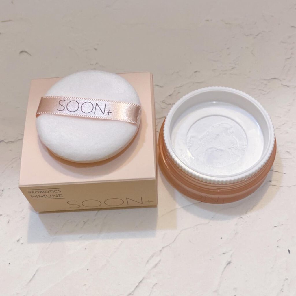 SOON+ プロバイオティクスミューンパウダー/soon＋/ルースパウダーを使ったクチコミ（2枚目）