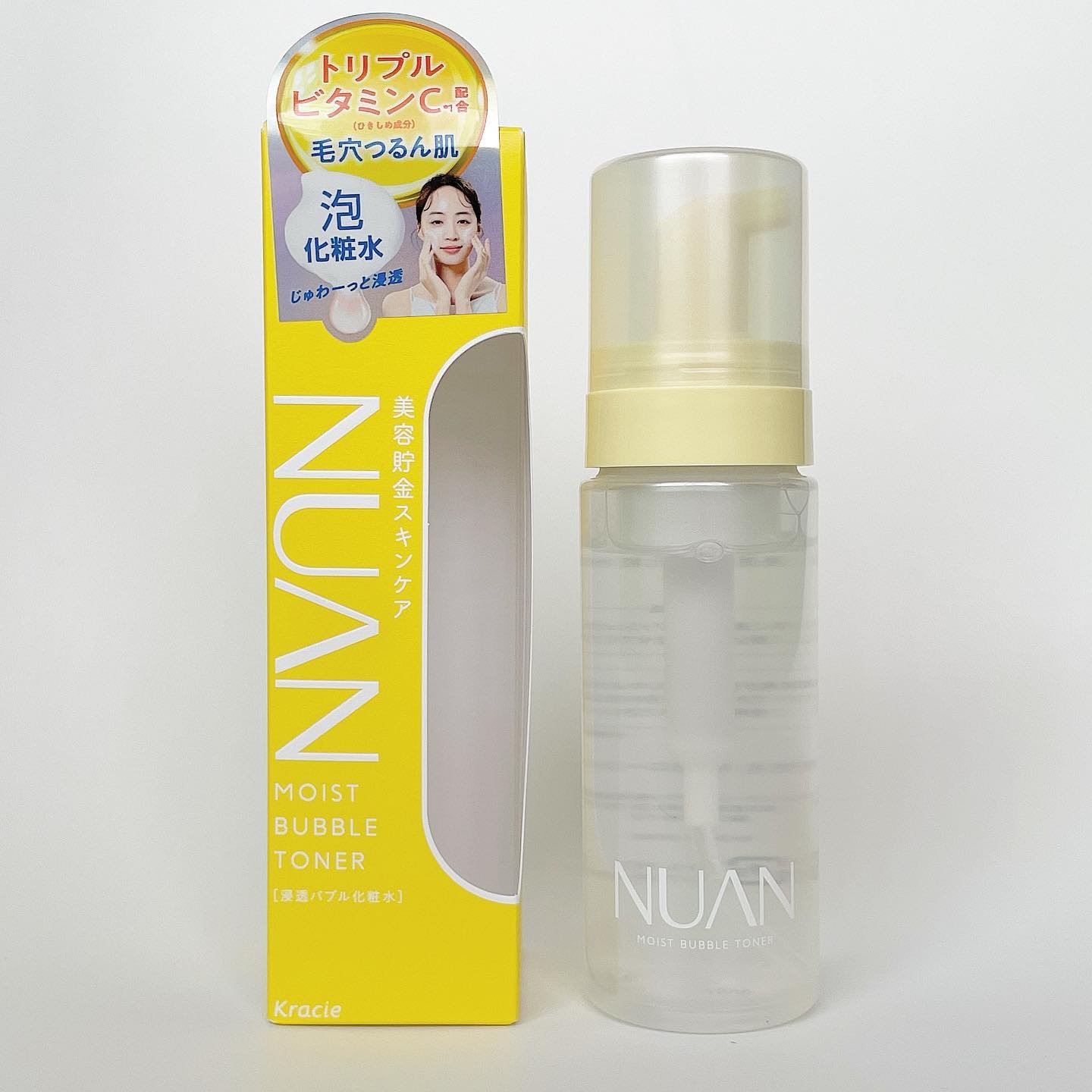 浸透バブル化粧水/NUAN/化粧水を使ったクチコミ（1枚目）