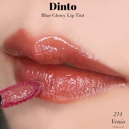 ブラーグロイリップティント/Dinto/リップティントを使ったクチコミ(7枚目)