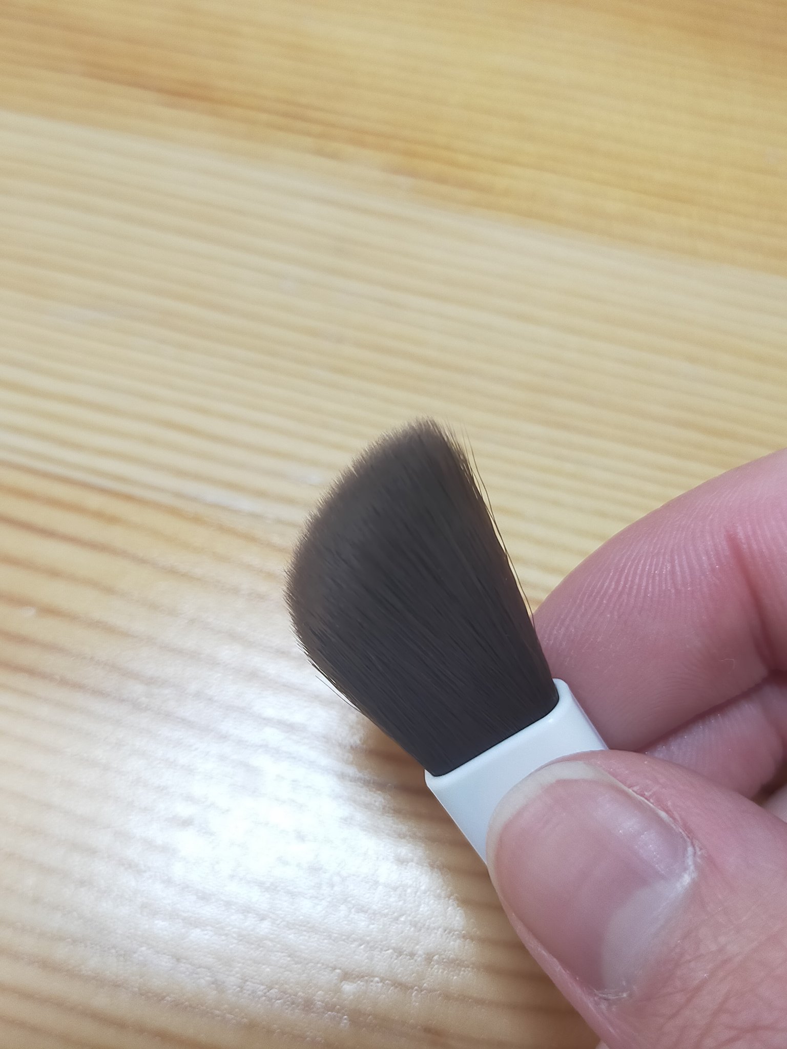 パウダー チーク　ニュアンスカラー 300 パープル系パール/ちふれ/パウダーチークを使ったクチコミ（2枚目）