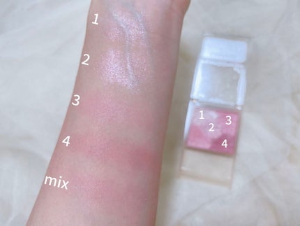 グロウフルールチークス(ブレンドタイプ)/キャンメイク/パウダーチークを使ったクチコミ(6枚目)