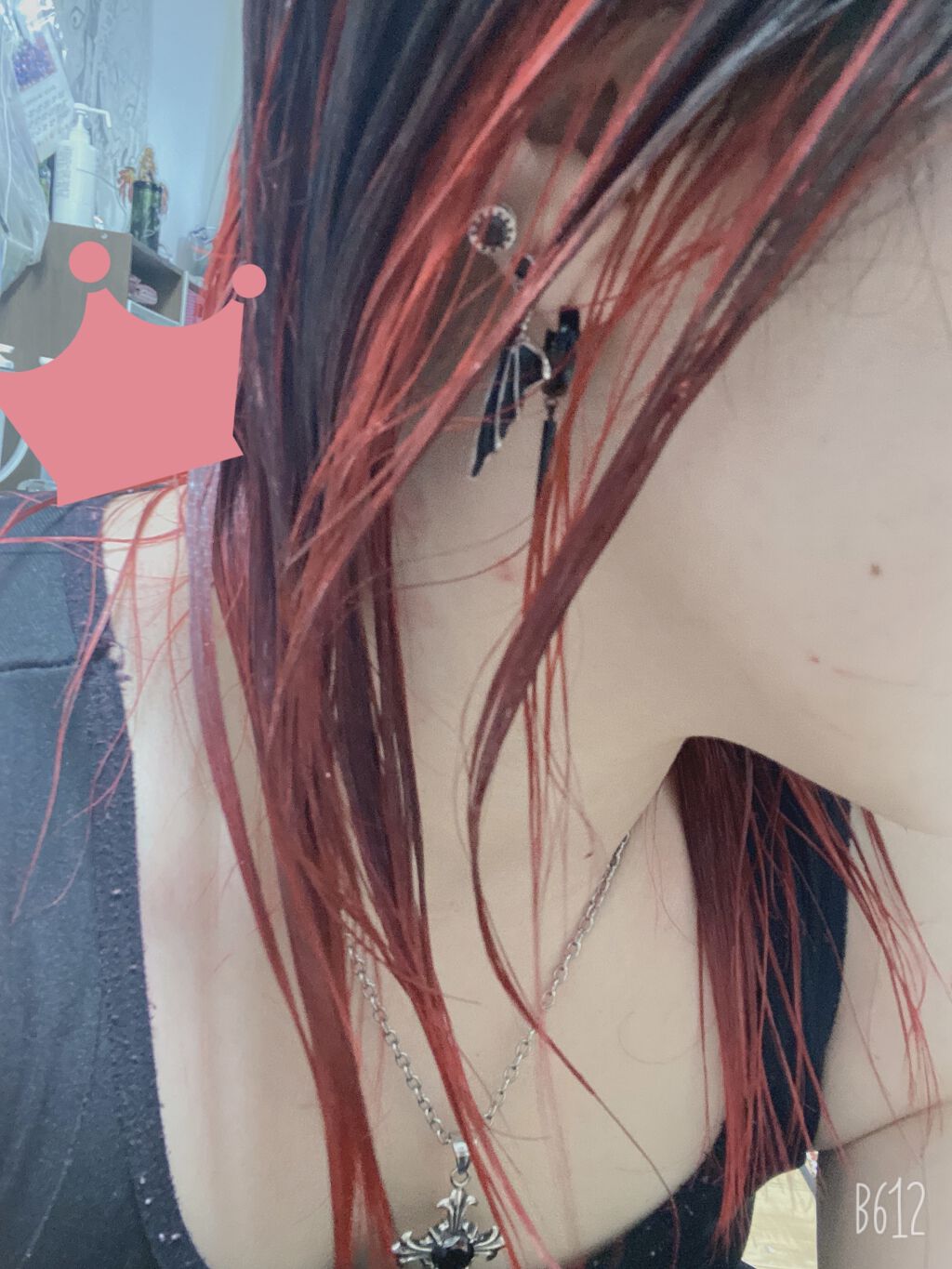 カラークリーム ファイアレッド/ビューティーン/ヘアカラーを使ったクチコミ（2枚目）