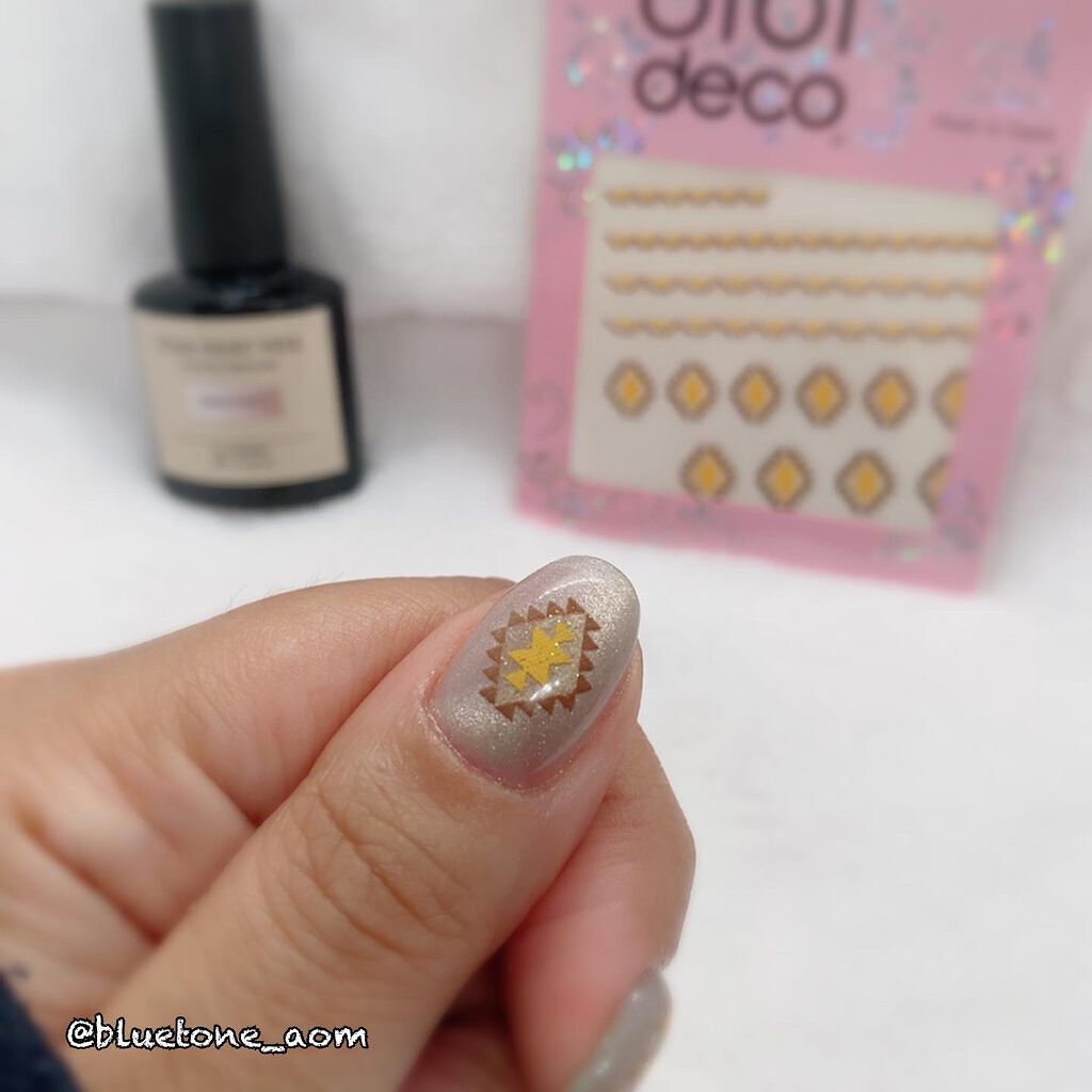 ネイルホイル/セリア/ネイルシールを使ったクチコミ(6枚目)