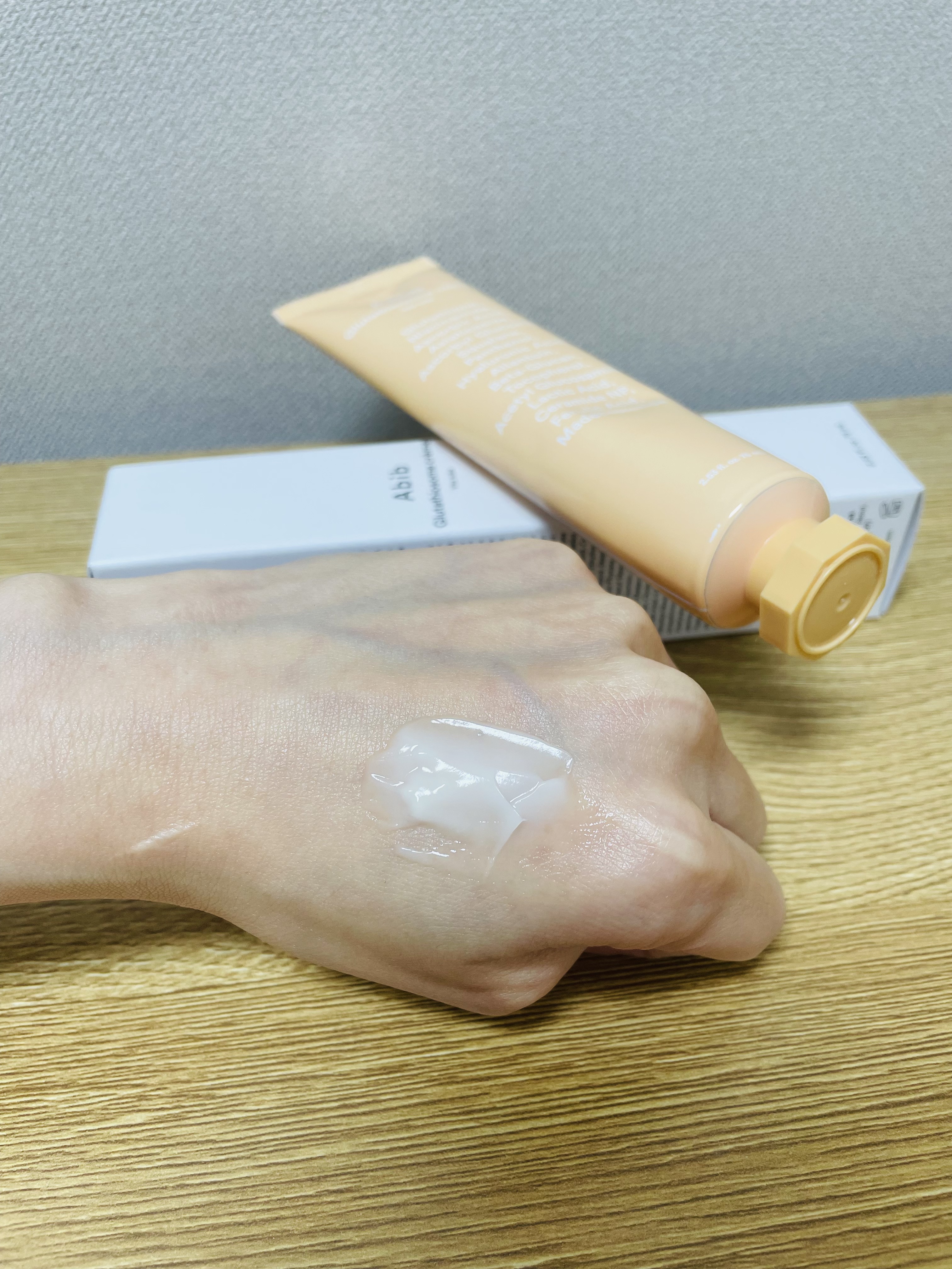 アビブ　グルタチオンソームクリームビタチューブ/Abib /フェイスクリームを使ったクチコミ（3枚目）