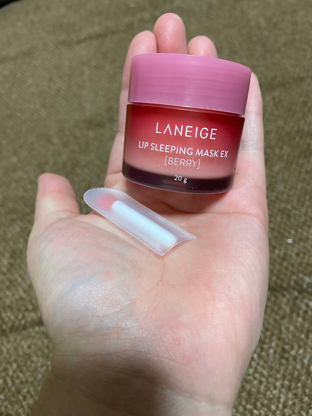 リップスリーピングマスク/LANEIGE/リップバームを使ったクチコミ(3枚目)