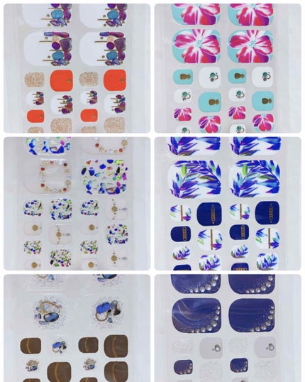 ネイルシール/Qoo10/ネイルシールを使ったクチコミ(4枚目)