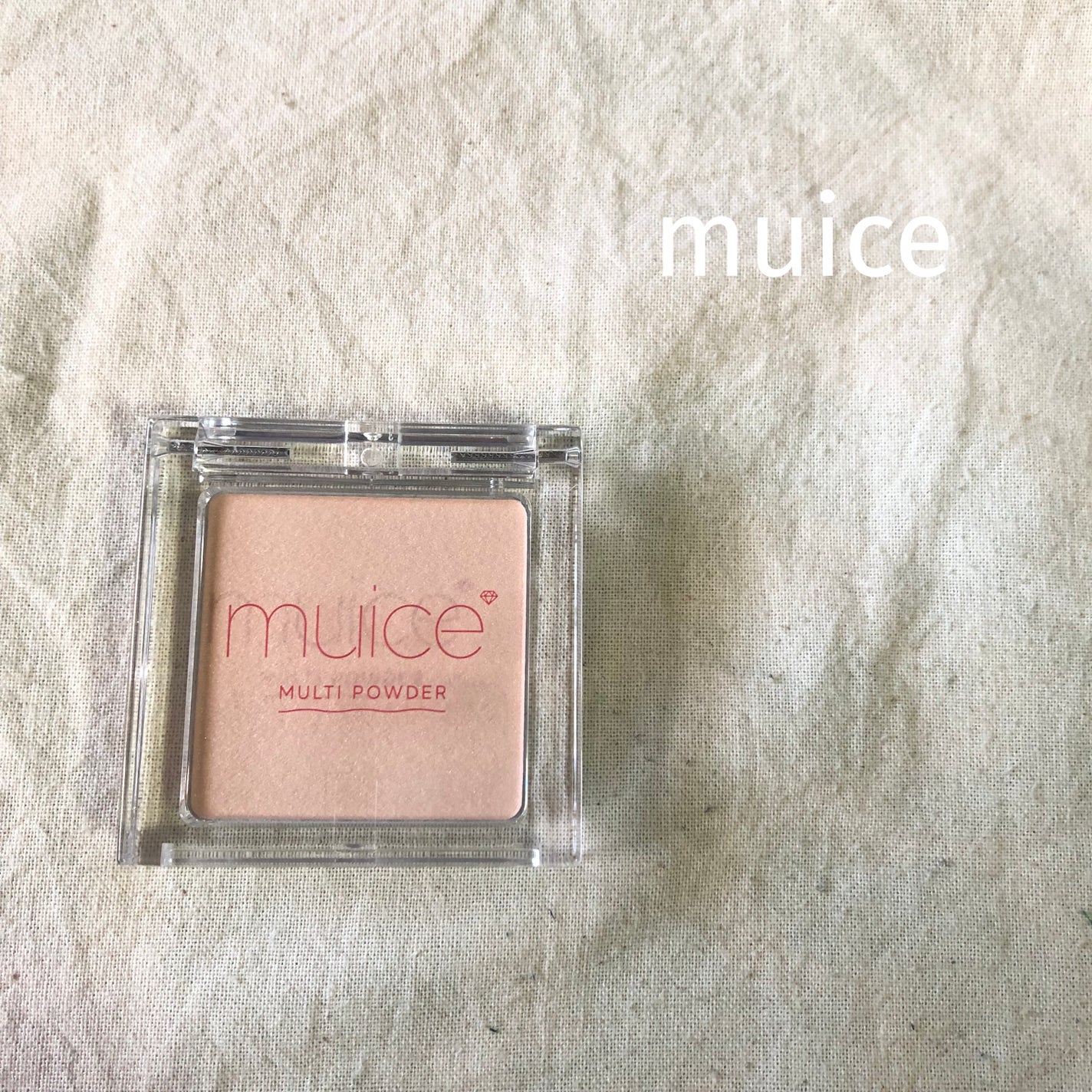 スポットメンテパウダー/muice/プレストパウダーを使ったクチコミ(1枚目)