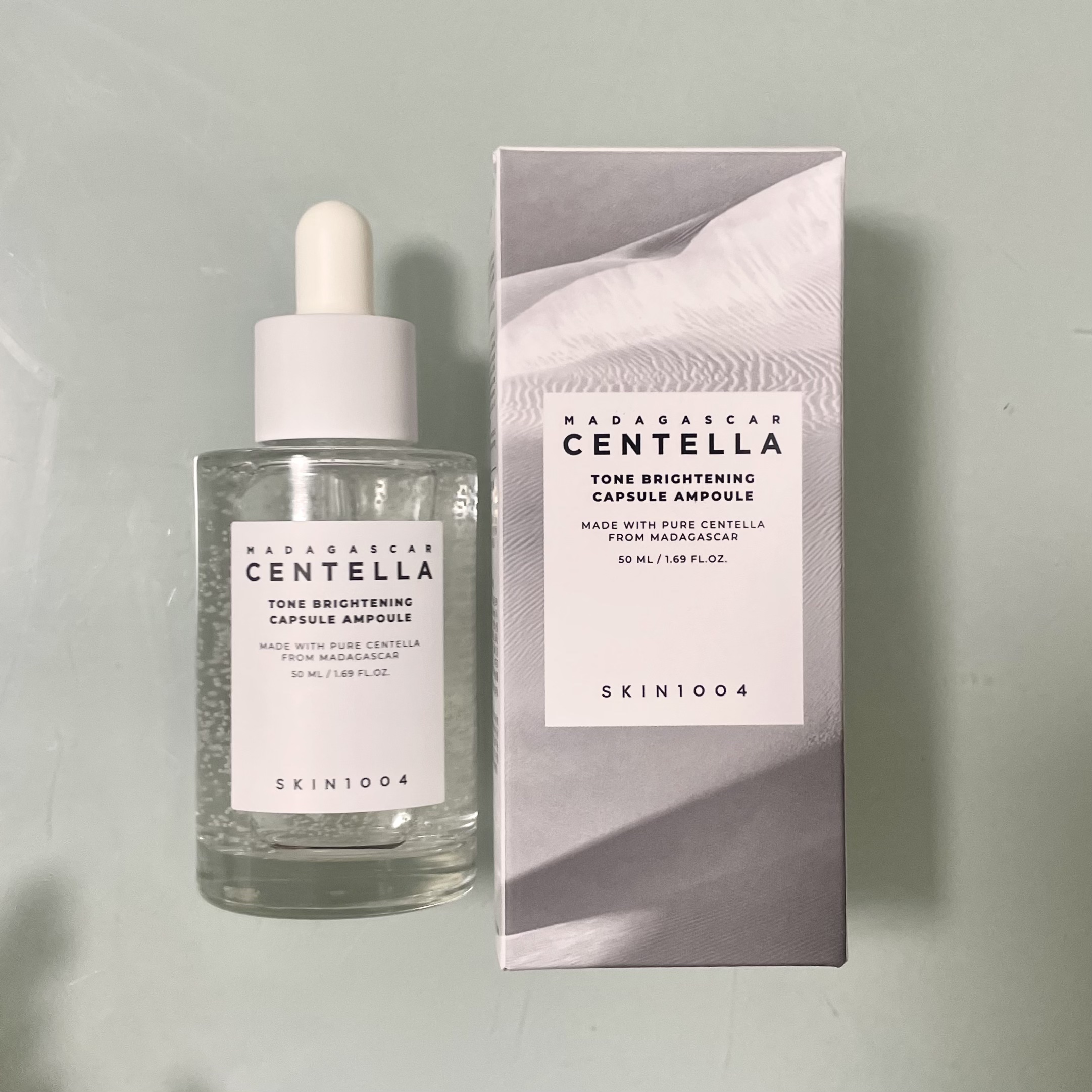 トーンブライトニング カプセルアンプル/SKIN1004/美容液を使ったクチコミ（2枚目）