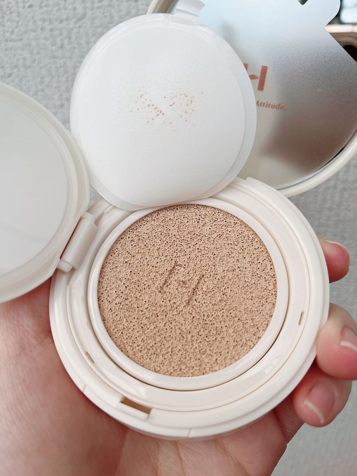 セカンドスキングロウクッション/hince/クッションファンデーションを使ったクチコミ(2枚目)