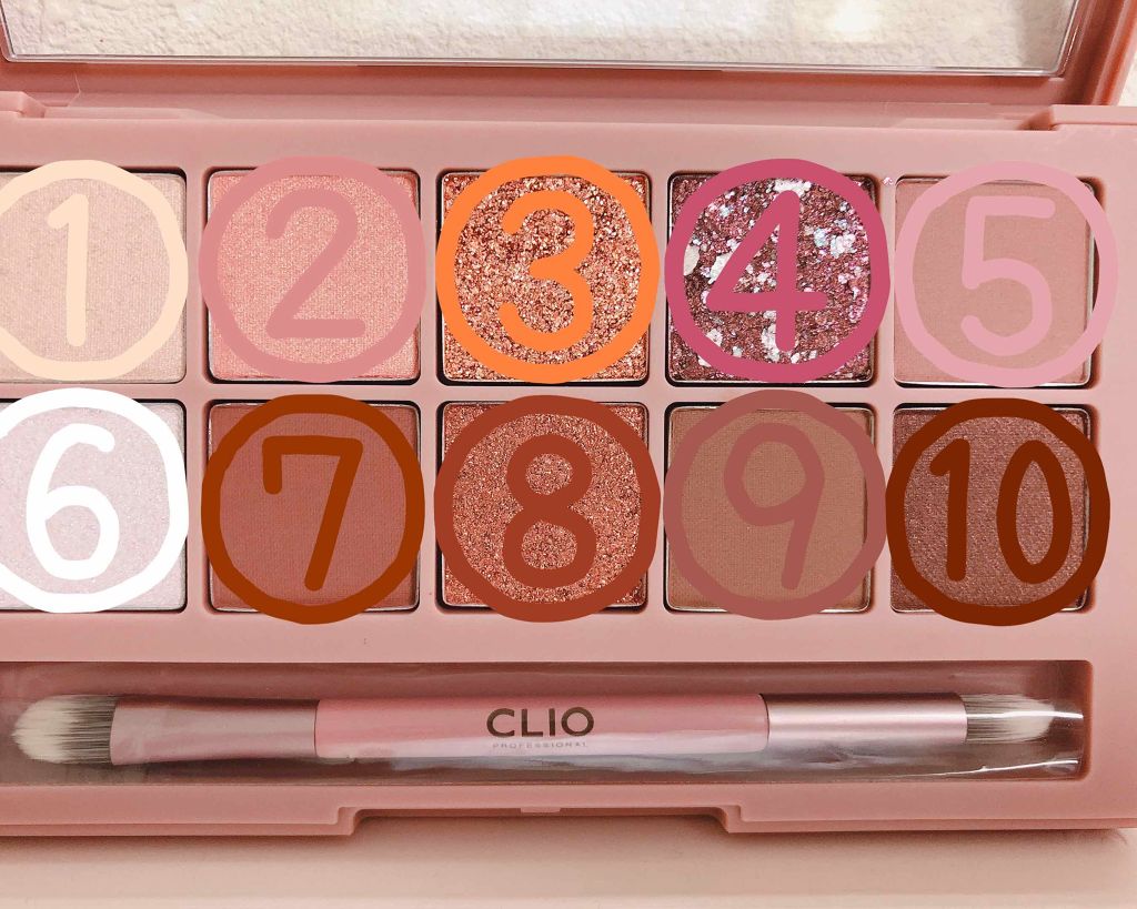 プロ アイ パレット/CLIO/アイシャドウパレットを使ったクチコミ（2枚目）