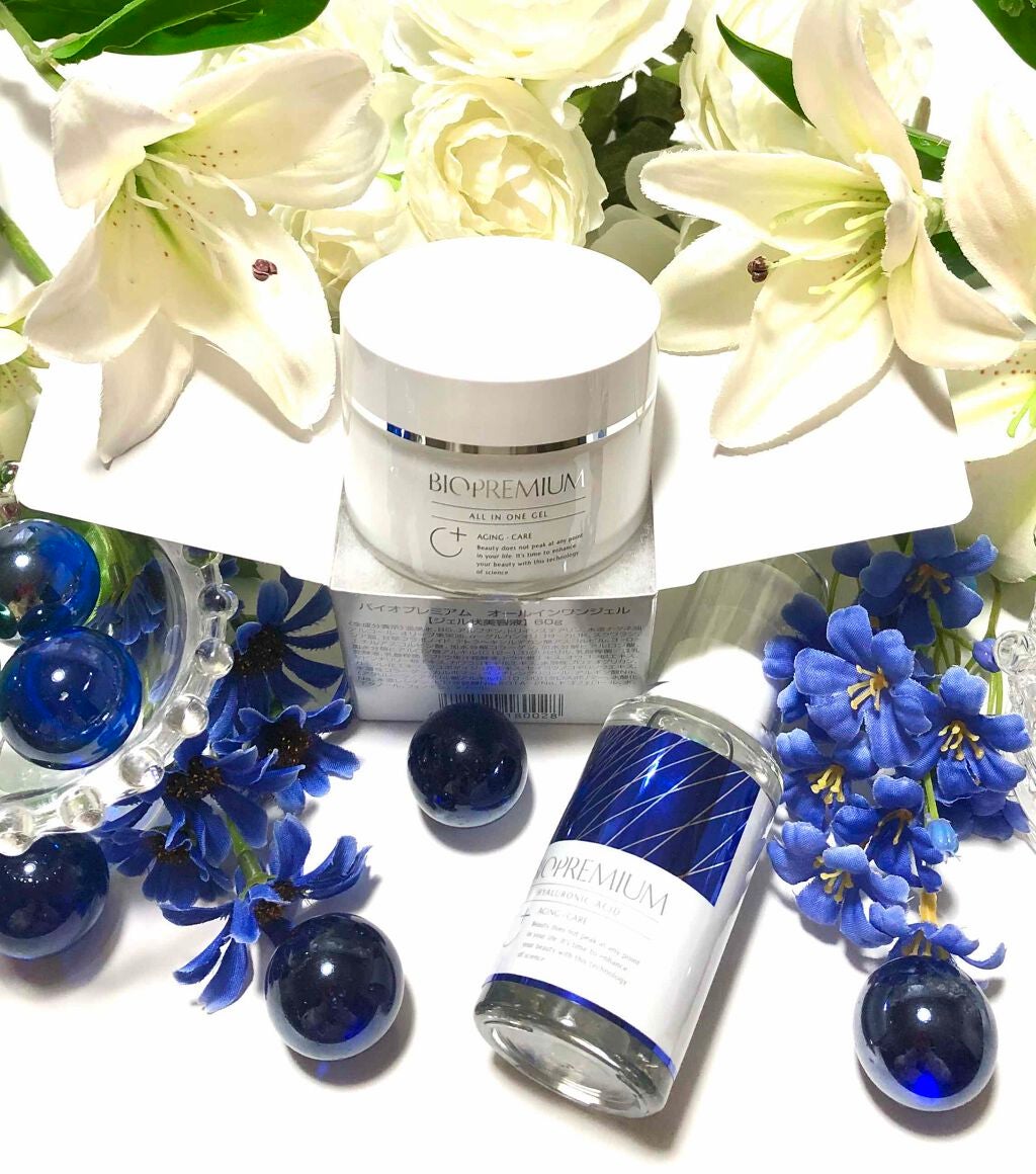 オールインワンジェル 発酵ヒアルロン酸原液美容液セット/BIOPREMIUM/スキンケアキットを使ったクチコミ(1枚目)