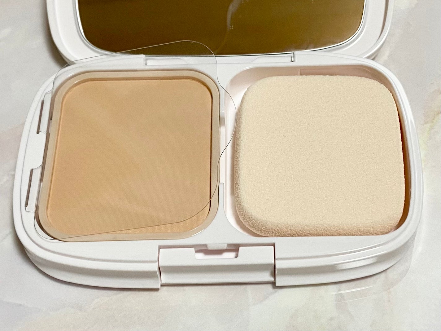 パウダーファンデーション/media luxe/パウダーファンデーションを使ったクチコミ(2枚目)