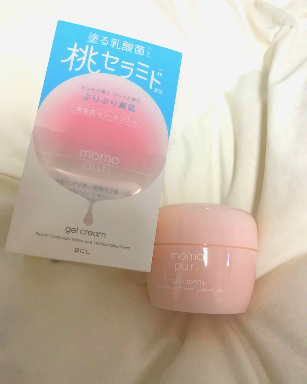 潤いジェルクリーム/ももぷり/オールインワン化粧品を使ったクチコミ（1枚目）