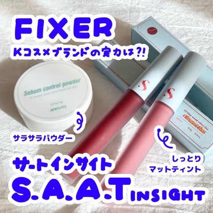 アニューム セバム コントロール パウダー/saat insight/ルースパウダーを使ったクチコミ(1枚目)