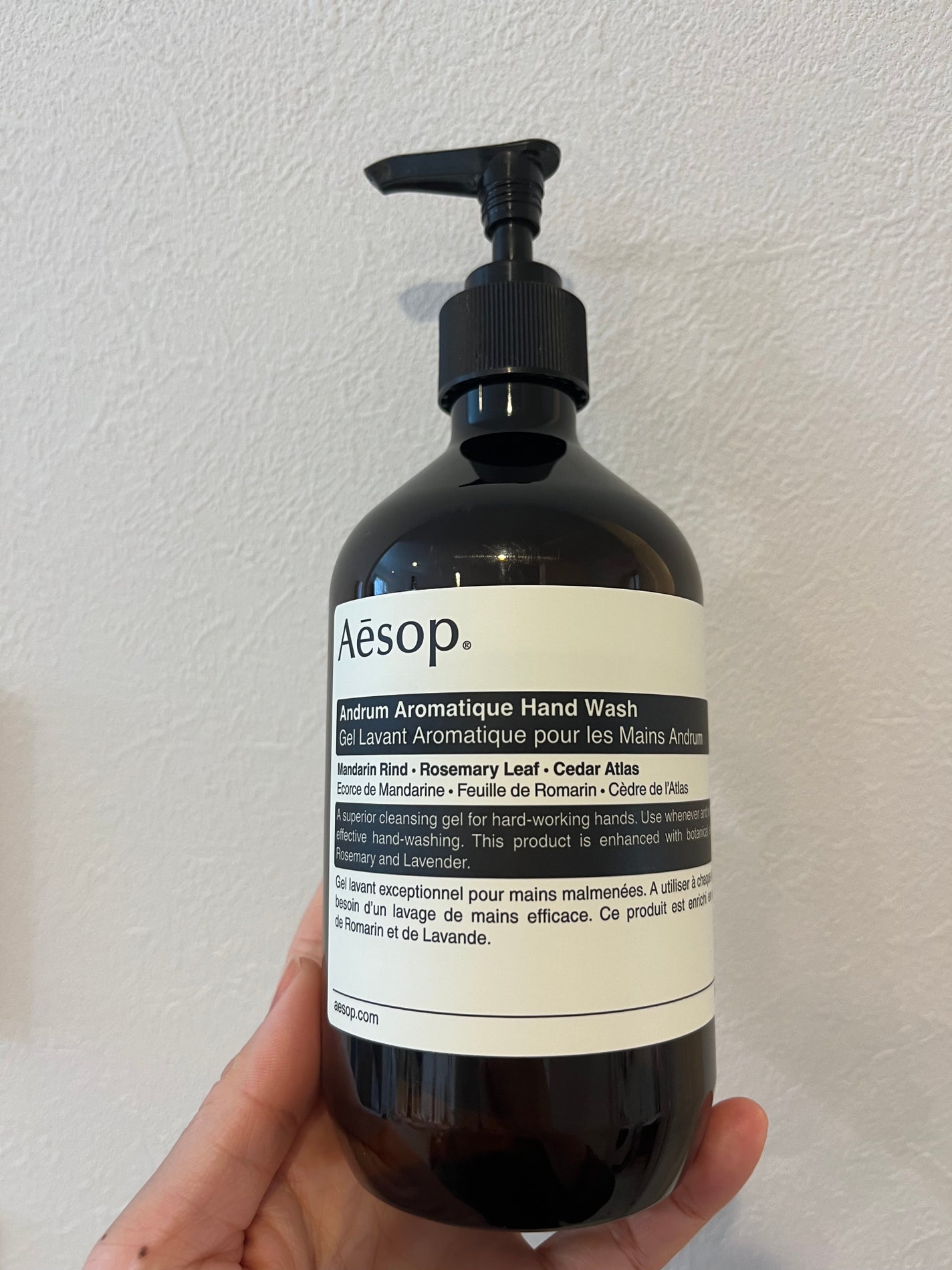 アンドラム アロマティック ハンドウォッシュ/Aesop/ハンドソープを使ったクチコミ(1枚目)
