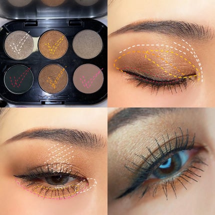 コネクト イン カラー アイシャドウ パレット × 6/M・A・C/アイシャドウパレットを使ったクチコミ(7枚目)