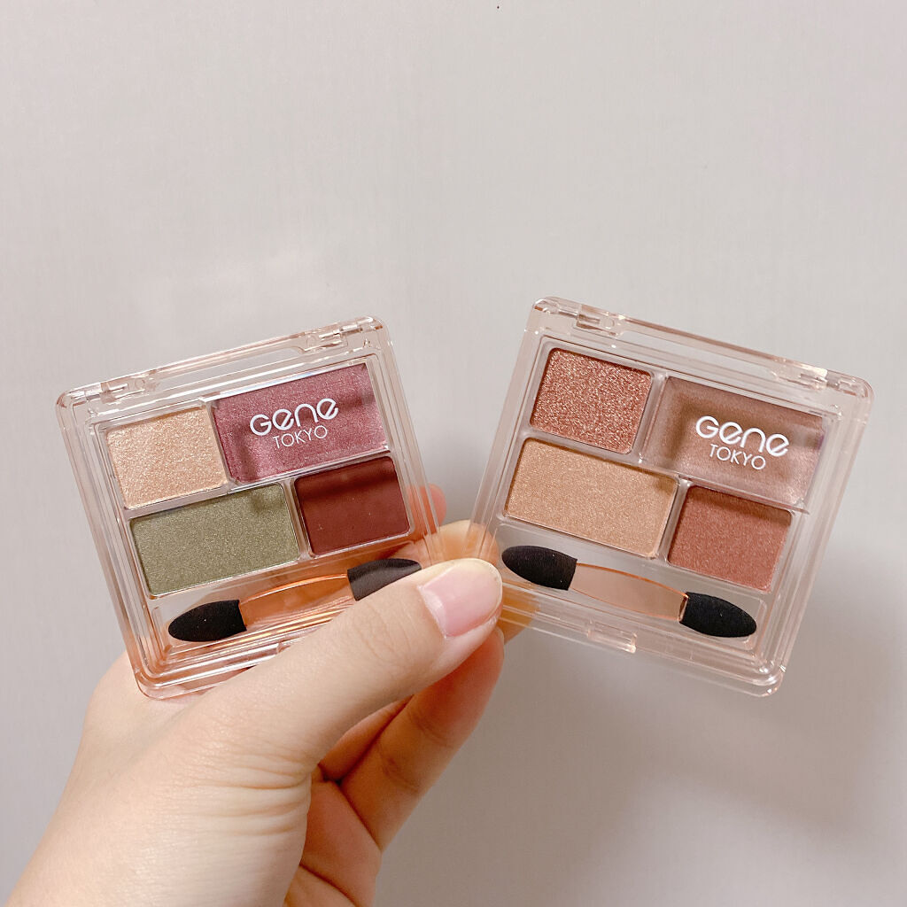 リラクシーアイシャドウ/GENE TOKYO/アイシャドウパレットを使ったクチコミ（2枚目）