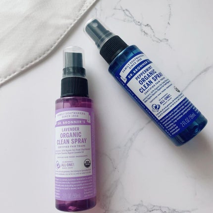 オーガニッククリーンスプレー   ラベンダー/Dr. Bronner's Magic Soaps(海外)/その他を使ったクチコミ(3枚目)